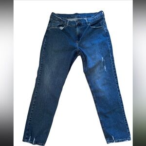 Blue Matt and Bow Distressed Jeans